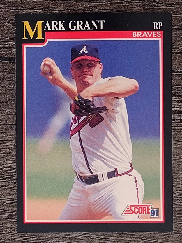 1991 Score #824 Mark Grant