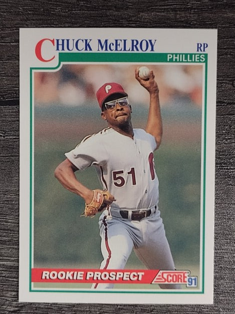 1991 Score #374 Chuck McElroy