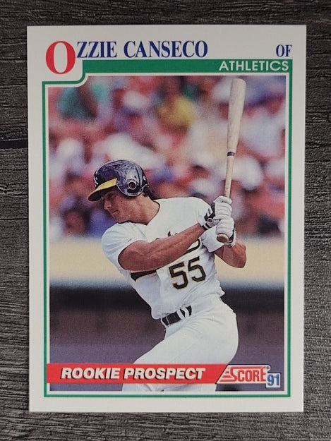 1991 Score #346 Ozzie Canseco