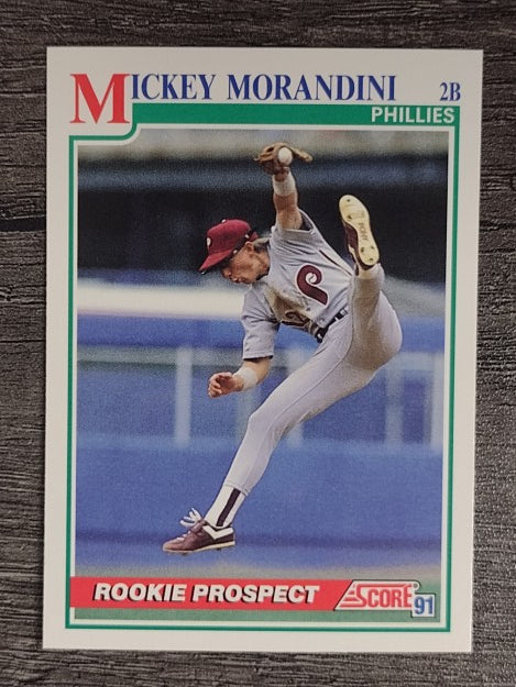 1991 Score #376 Mickey Morandini