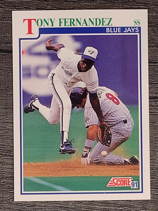 1991 Score #432 Tony Fernandez