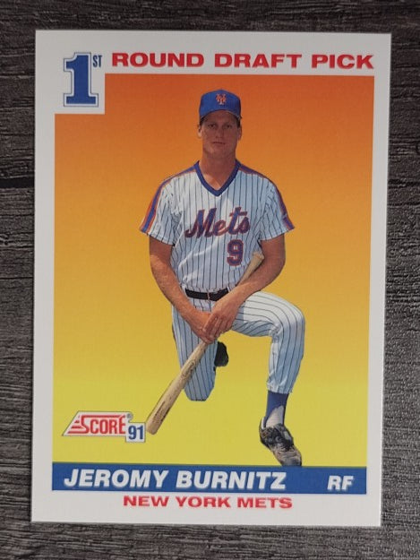 1991 Score #380 Jeromy Burnitz RC