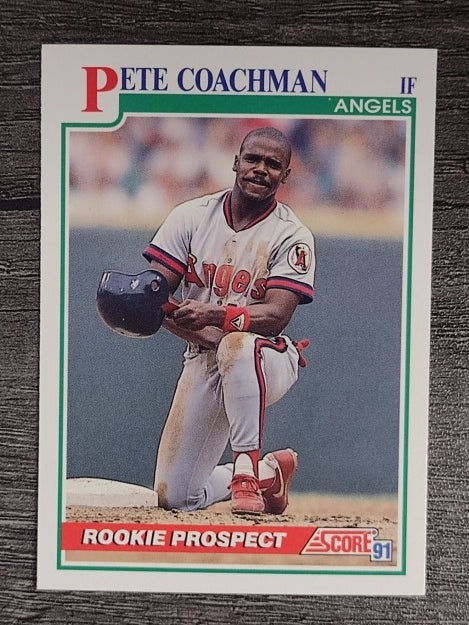 1991 Score #344 Pete Coachman RC