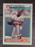 1991 Score #344 Pete Coachman RC