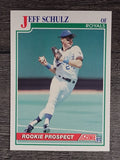 1991 Score #336 Jeff Schulz RC