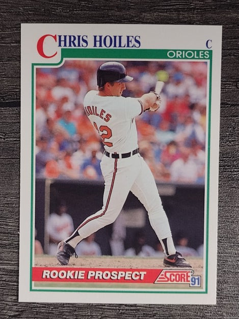 1991 Score #334 Chris Hoiles