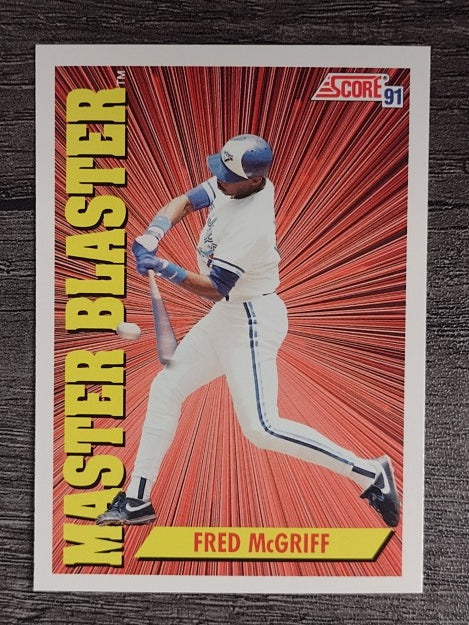 1991 Score #404 Fred McGriff MB