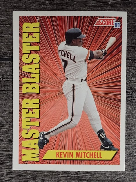 1991 Score #406 Kevin Mitchell MB