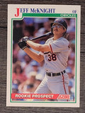 1991 Score #369 Jeff McKnight