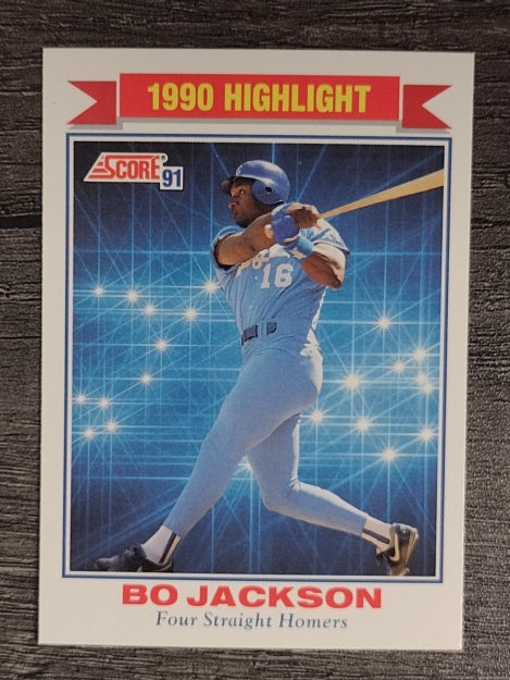 1991 Score #420 Bo Jackson HL
