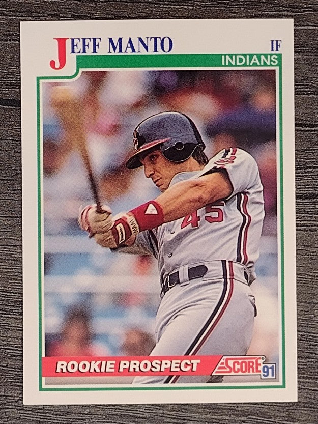 1991 Score #337 Jeff Manto