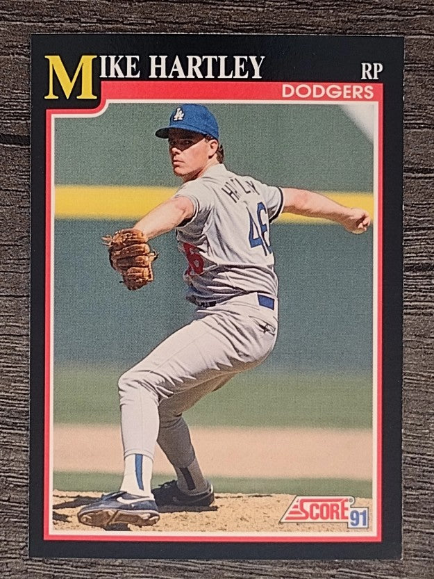 1991 Score #252 Mike Hartley