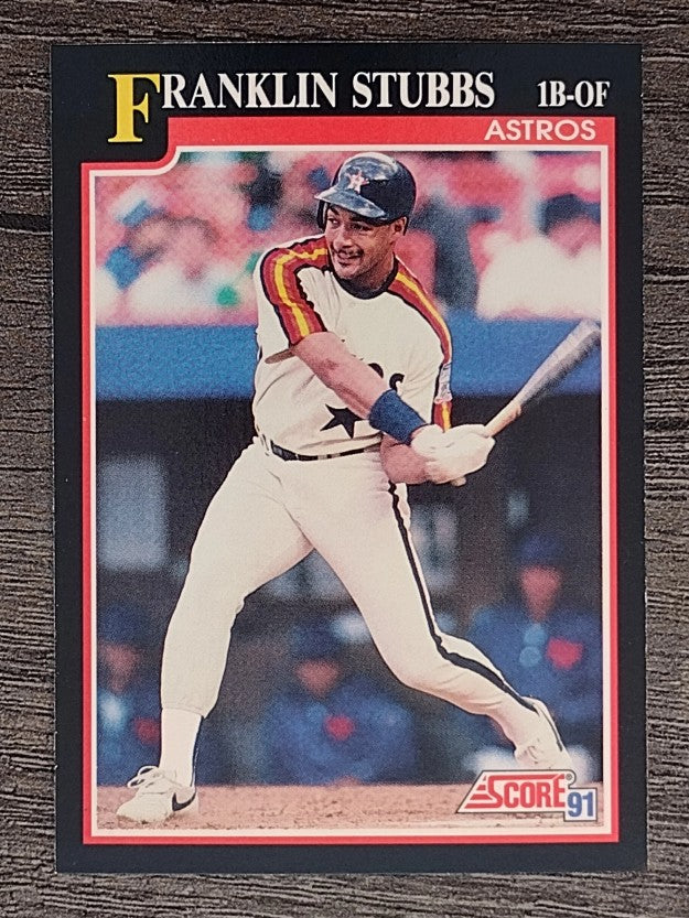 1991 Score #308 Franklin Stubbs