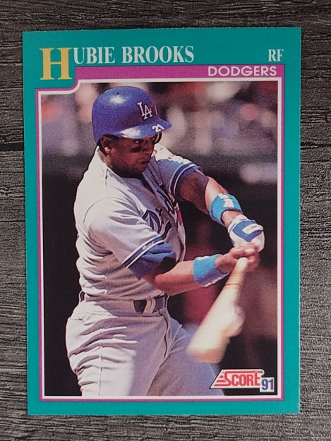 1991 Score #196 Hubie Brooks
