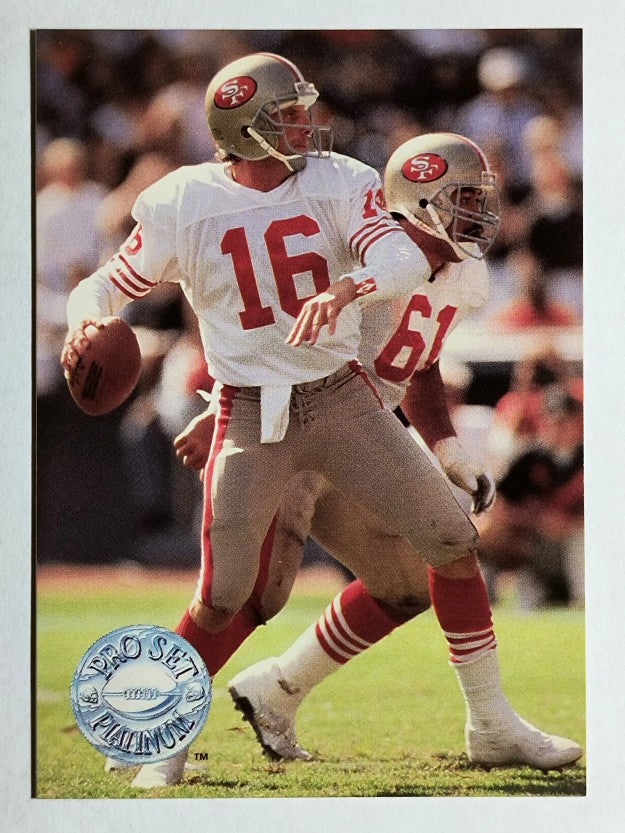 1991 Pro Set Platinum #139 Joe Montana PP