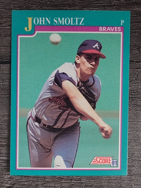 1991 Score #208 John Smoltz