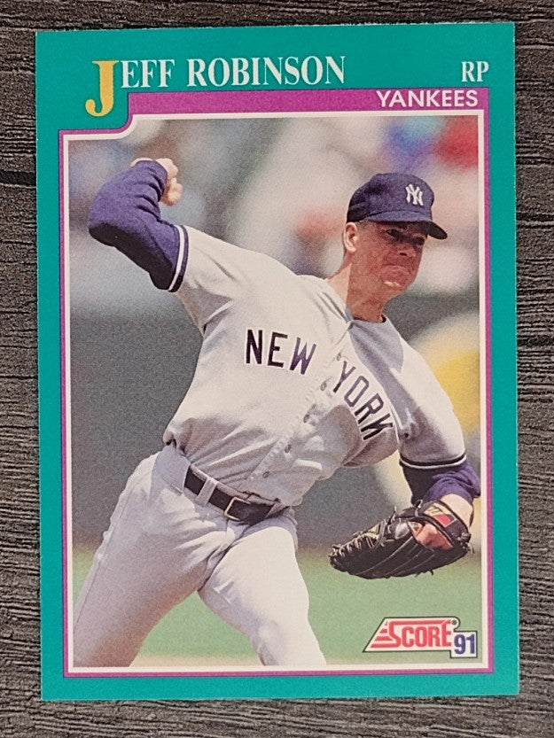 1991 Score #192 Jeff D. Robinson