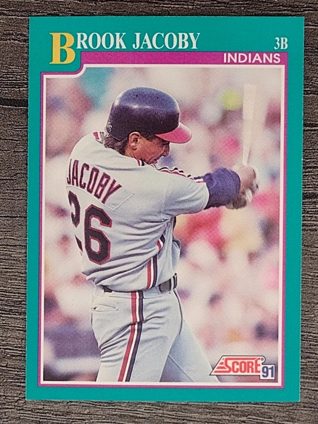 1991 Score #162 Brook Jacoby