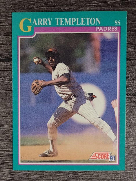 1991 Score #117 Garry Templeton