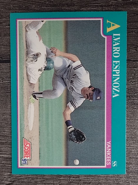 1991 Score #127 Alvaro Espinoza