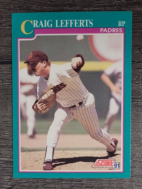 1991 Score #184 Craig Lefferts