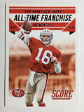 2015 Score All-Time Franchise #3 Joe Montana