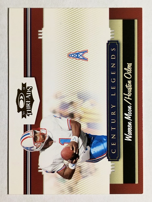 2007 Donruss Threads Century Legends Gold #11 Warren Moon