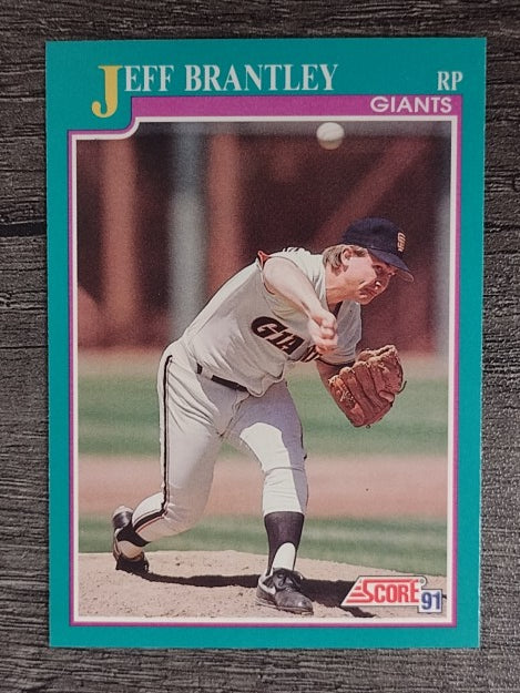 1991 Score #160 Jeff Brantley