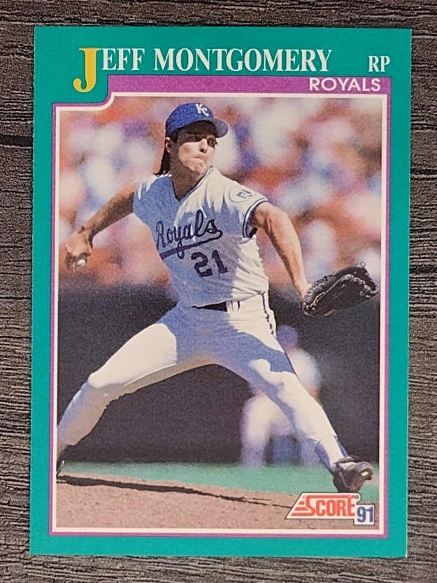 1991 Score #143 Jeff Montgomery