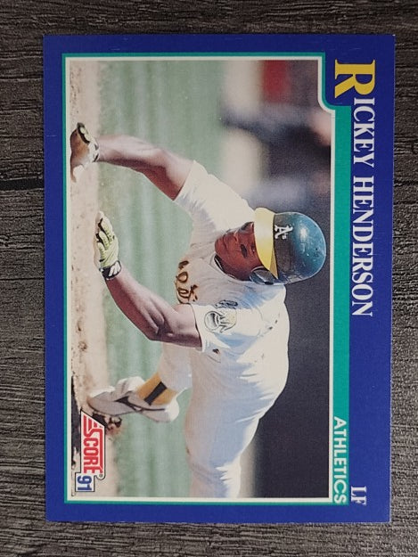 1991 Score #10 Rickey Henderson