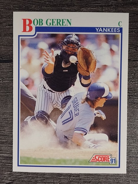 1991 Score #435 Bob Geren