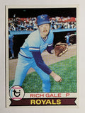 1979 Topps #298 Rich Gale RC (EX)