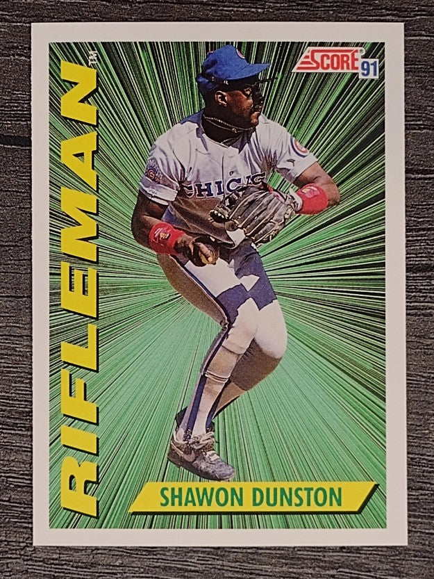1991 Score #413 Shawon Dunston RIF