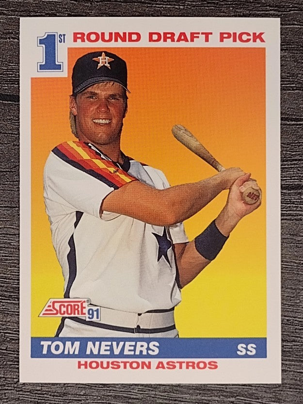 1991 Score #387 Tom Nevers RC