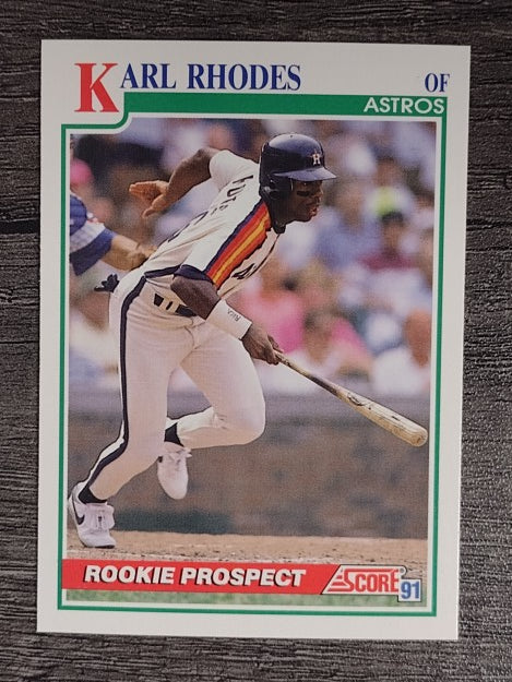 1991 Score #365 Karl Rhodes