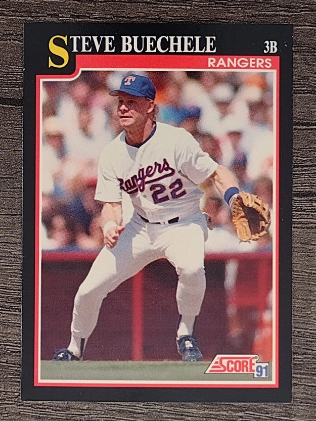 1991 Score #257 Steve Buechele