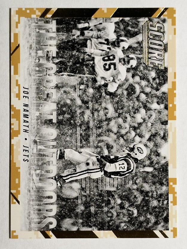 2015 Score The Great Outdoors Desert Camo #5 Joe Namath