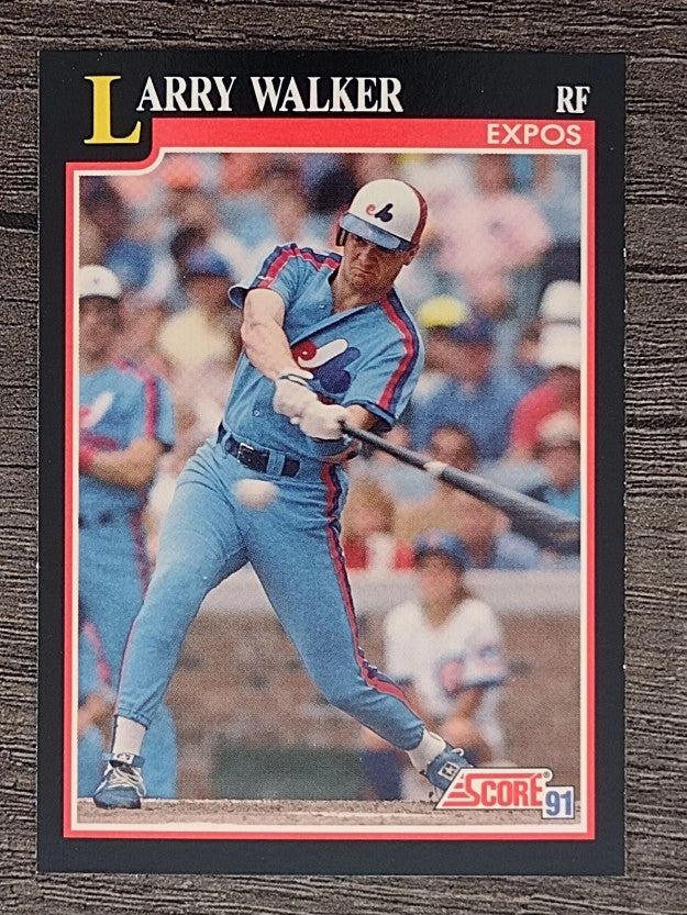 1991 Score #241 Larry Walker