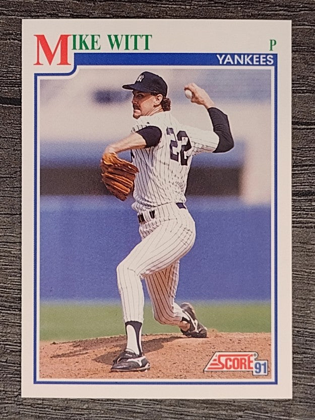 1991 Score #430 Mike Witt