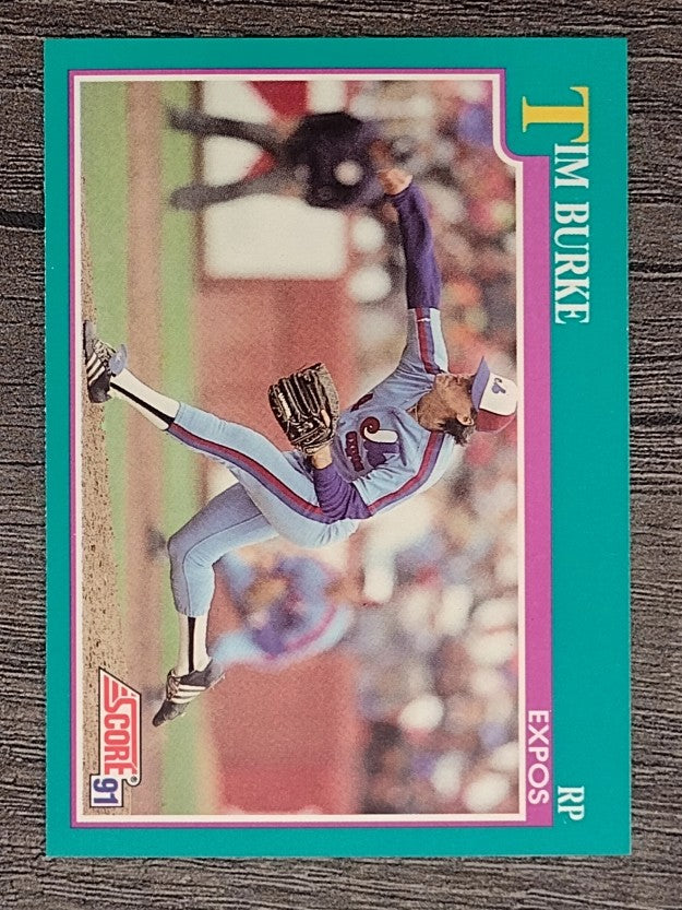 1991 Score #181 Tim Burke