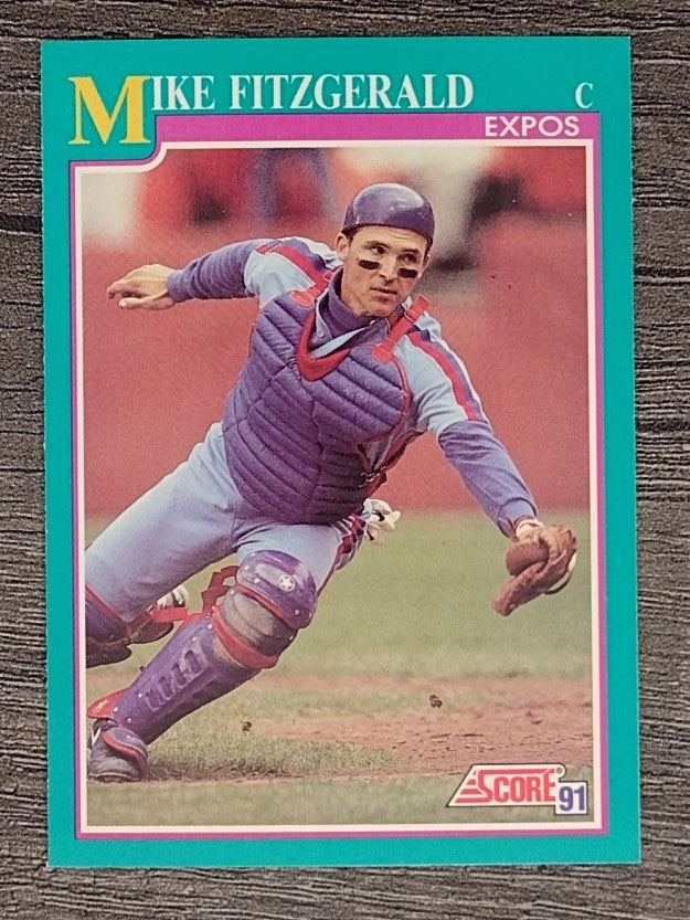 1991 Score #198 Mike Fitzgerald