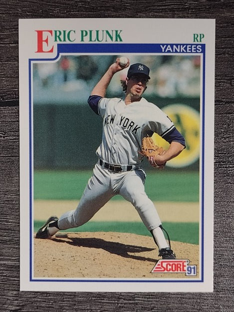 1991 Score #428 Eric Plunk