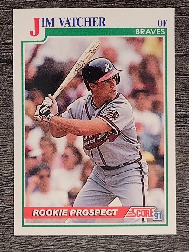 1991 Score #341 Jim Vatcher RC