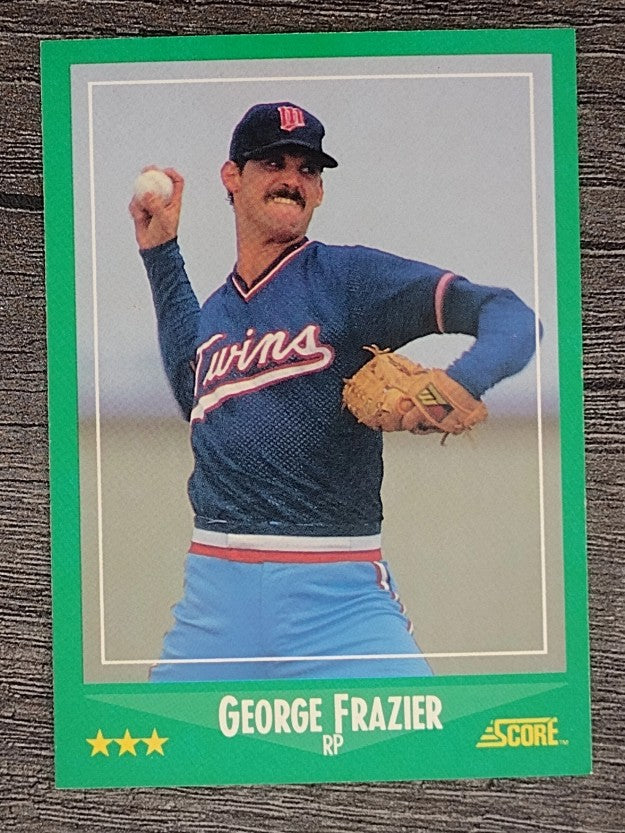1988 Score #332 George Frazier