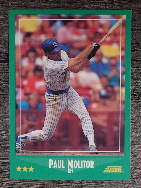 1988 Score #340 Paul Molitor