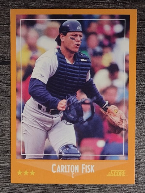 1988 Score #592 Carlton Fisk