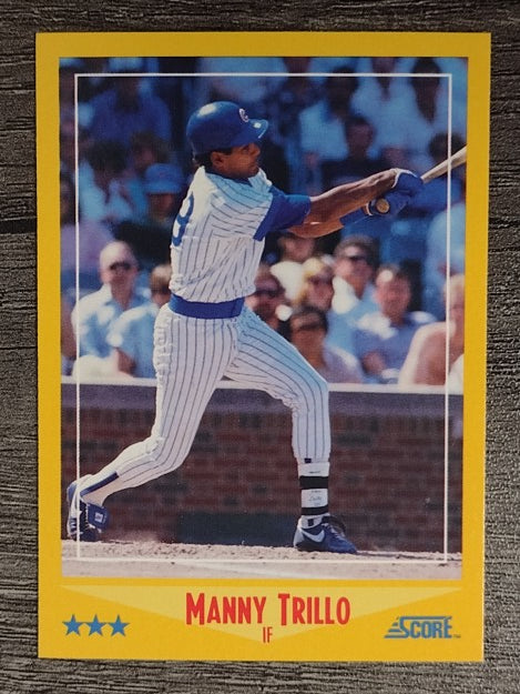 1988 Score #524 Manny Trillo