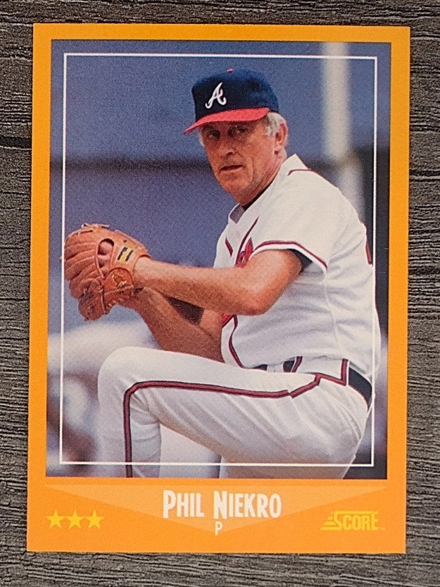 1988 Score #555 Phil Niekro