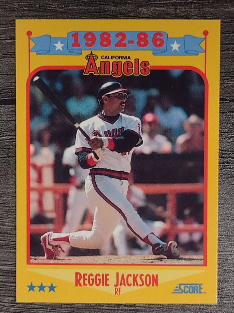 1988 Score #503 Reggie Jackson Angels