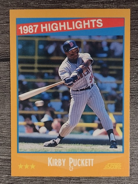 1988 Score #653 Kirby Puckett HL